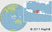 Savanna Style Location Map of Kab. Grobongan, highlighted country, highlighted parent region
