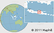 Savanna Style Location Map of Kab. Grobongan, highlighted country