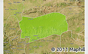 Physical Map of Kab. Grobongan, satellite outside