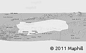 Gray Panoramic Map of Kab. Grobongan