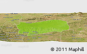 Physical Panoramic Map of Kab. Grobongan, satellite outside