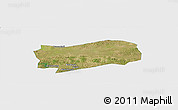 Satellite Panoramic Map of Kab. Grobongan, single color outside