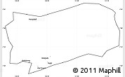Blank Simple Map of Kab. Grobongan, cropped outside