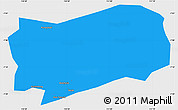 Political Simple Map of Kab. Grobongan, single color outside