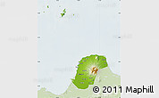 Physical Map of Kab. Jepara, lighten