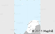 Gray Simple Map of Kab. Jepara, single color outside
