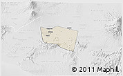 Shaded Relief 3D Map of Kab. Klaten, lighten, desaturated