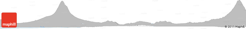 Gray Horizon Map of Kab. Klaten, single color outside