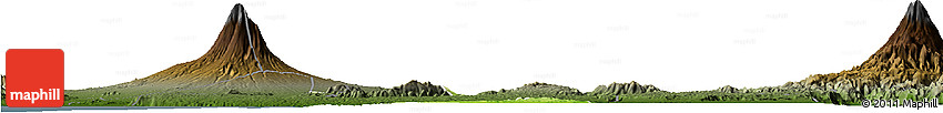 Physical Horizon Map of Kab. Klaten, darken