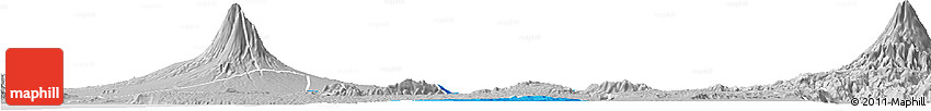 Political Horizon Map of Kab. Klaten, lighten, desaturated