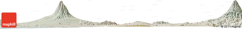 Satellite Horizon Map of Kab. Klaten, lighten