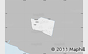 Gray Map of Kab. Klaten, single color outside
