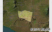 Satellite Map of Kab. Klaten, darken