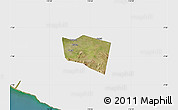 Satellite Map of Kab. Klaten, single color outside