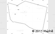 Blank Simple Map of Kab. Klaten, cropped outside