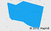 Political Simple Map of Kab. Klaten, single color outside