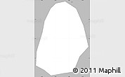 Gray Simple Map of Kab. Kudus