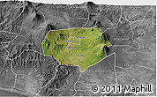 Satellite 3D Map of Kab. Magelang, desaturated