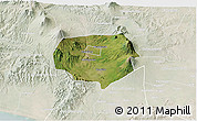 Satellite 3D Map of Kab. Magelang, lighten