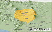 Savanna Style 3D Map of Kab. Magelang