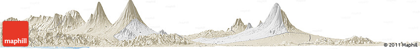 Classic Style Horizon Map of Kab. Magelang