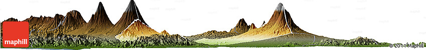 Physical Horizon Map of Kab. Magelang, darken