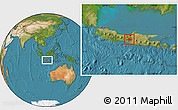 Satellite Location Map of Kab. Magelang