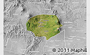 Satellite Map of Kab. Magelang, lighten, desaturated