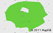 Political Simple Map of Kab. Magelang, single color outside