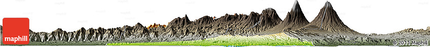 Physical Horizon Map of Kab. Pekalongan, darken, semi-desaturated
