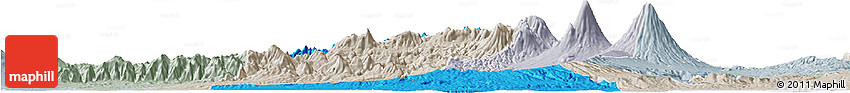Political Horizon Map of Kab. Pekalongan, lighten, semi-desaturated