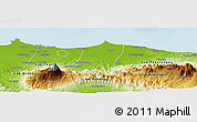 Physical Panoramic Map of Kab. Pemalang