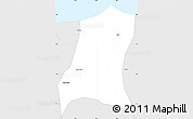 Silver Style Simple Map of Kab. Pemalang