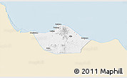 Classic Style 3D Map of Kab. Rembang, single color outside