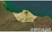 Satellite 3D Map of Kab. Rembang, darken