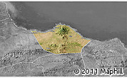 Satellite 3D Map of Kab. Rembang, desaturated
