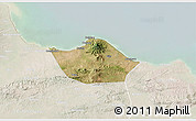 Satellite 3D Map of Kab. Rembang, lighten