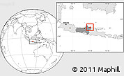 Blank Location Map of Kab. Rembang, highlighted country, highlighted parent region