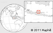 Blank Location Map of Kab. Rembang, highlighted country