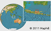 Satellite Location Map of Kab. Rembang