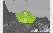 Physical Map of Kab. Rembang, darken, desaturated