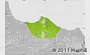Physical Map of Kab. Rembang, lighten, desaturated