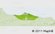 Physical Panoramic Map of Kab. Rembang, lighten