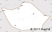 Classic Style Simple Map of Kab. Rembang, cropped outside
