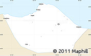 Classic Style Simple Map of Kab. Rembang, single color outside