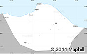 Gray Simple Map of Kab. Rembang