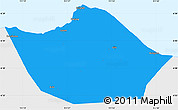 Political Simple Map of Kab. Rembang, single color outside