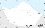 Silver Style Simple Map of Kab. Rembang