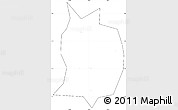 Blank Simple Map of Kab. Semarang, cropped outside, no labels