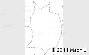 Blank Simple Map of Kab. Semarang, no labels